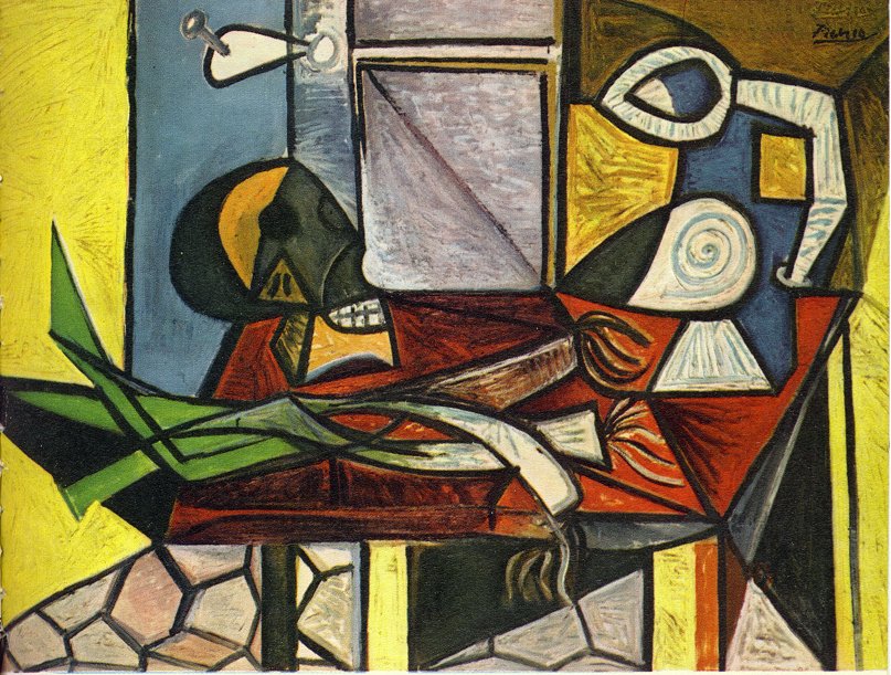 Picasso Skull and leeks 1945
